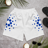 Cardano Logo Blue on White Men's Recycled Athletic Shorts