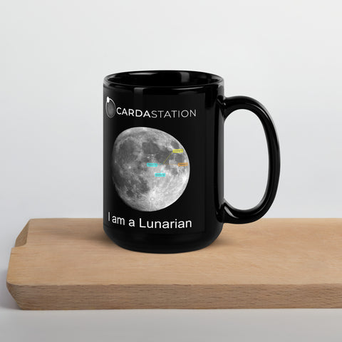 CS "I am a Lunarian" Black Glossy Mug